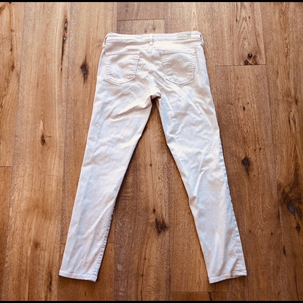 AG snake print "the legging ankle" jeans